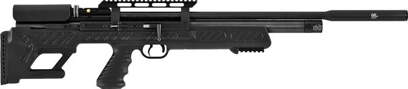 Hatsan BullBoss .25 Caliber Airgun 1000fps Black Bullpup Stock