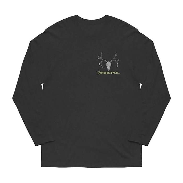 MULEY COTTON LONG SLEEVE T-SHIRT S CHARCOAL