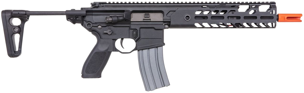 Sig Sauer Airguns AIRPFMCXAEG MCX AEG  Battery 6mm 120rd Shot Black Black Receiver Black 3 Position Adjustable Stock