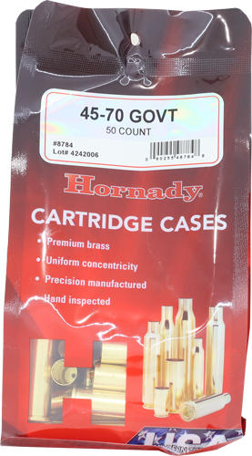 Hornady Unprimed Brass Rifle Cartridge Cases .45-70 Govt 50/ct