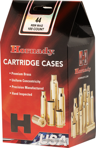 Hornady Pistol Cartridge Cases 44 Rem. Mag. Unprimed 100 pk.