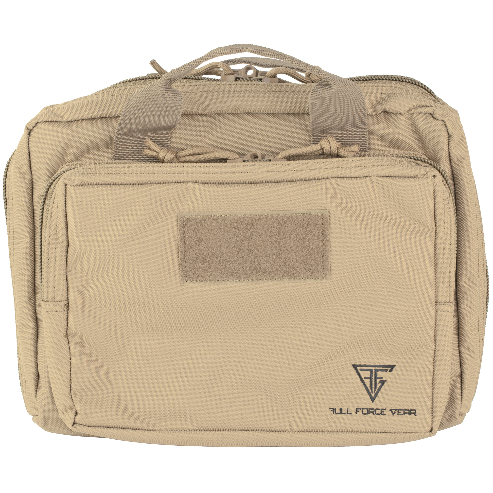 Full Forge Gear Cat-2 Double Pistol Case - Tan | 12"x10"