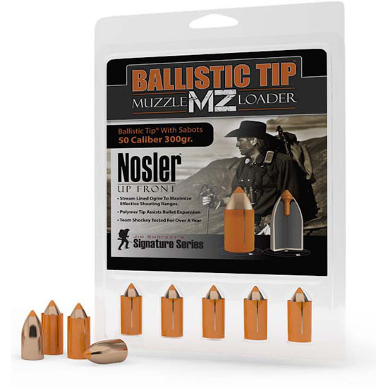 Nosler Ballistic Tip Muzzleloading Bullets .50 Cal. 300 gr. Spitzer Point 15 pk.
