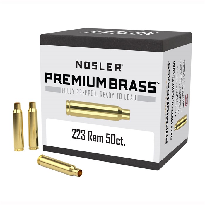 Nosler Custom Brass .223 Rem. 50 Per Box