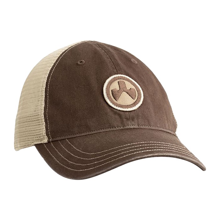 Magpul MAG1105-212 Icon Patch Trucker Hat Brown/Khaki Adjustable Snapback OSFA Unstructured