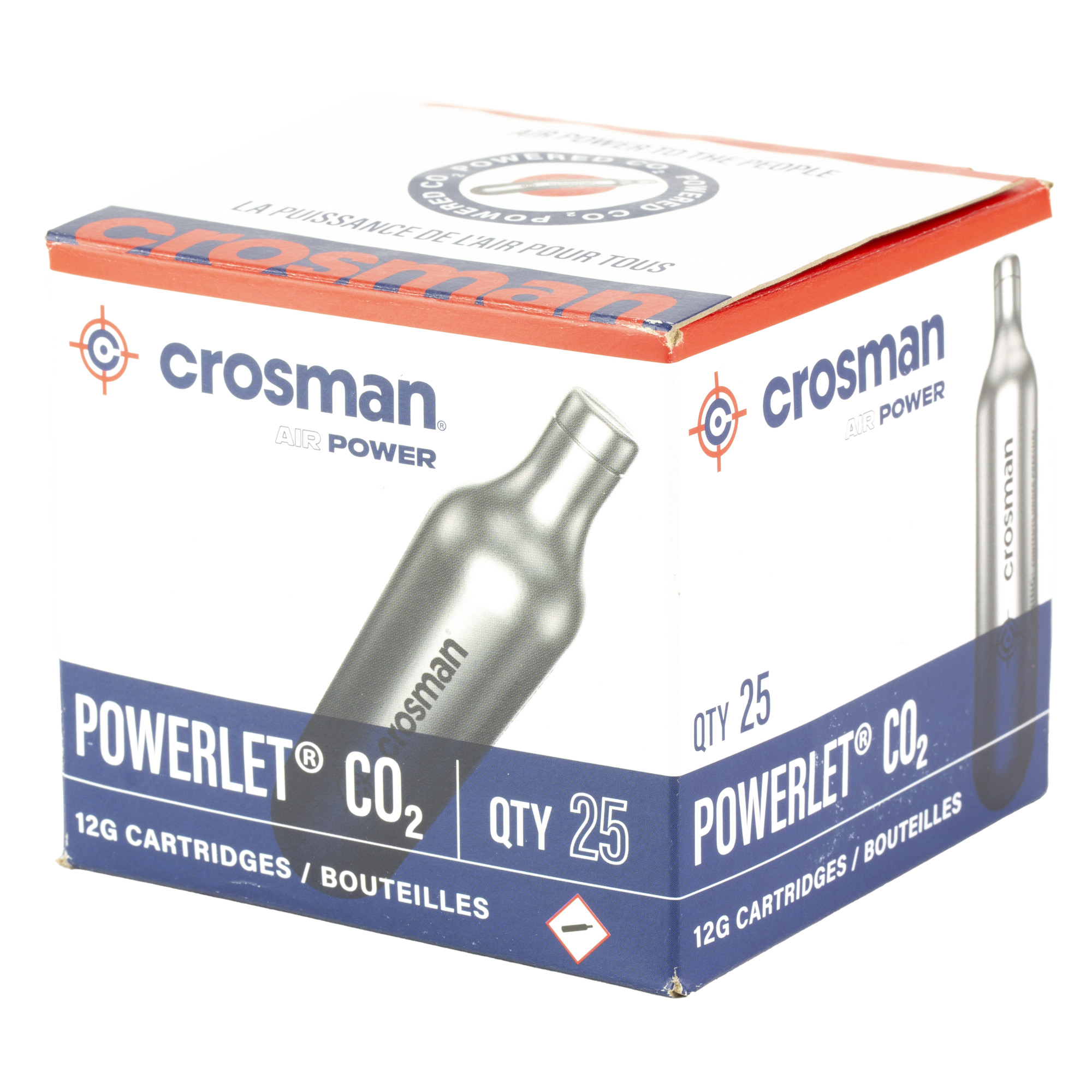 Crosman Powerlet CO2 Cartridges 25 pk.