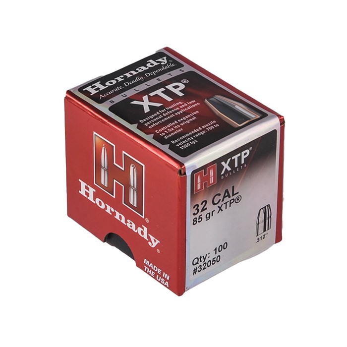Hornady 32050 XTP  32 Cal .312 85 gr Hollow Point 100 Per Box/ 40 Case
