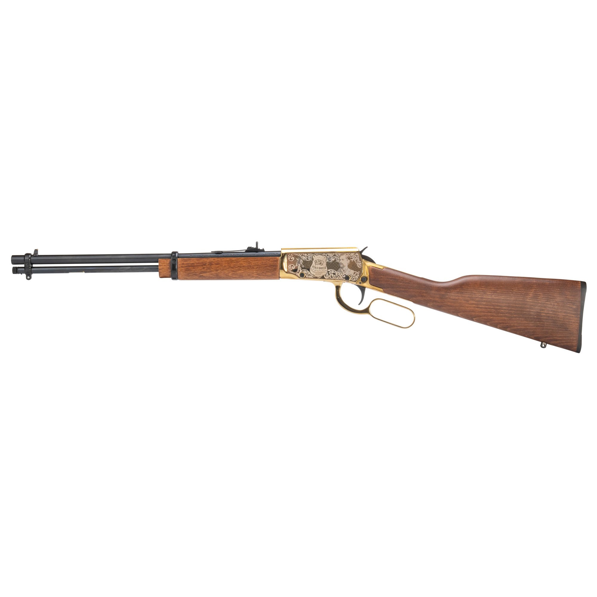 Rossi Rio Bravo Wyatt Earp Engraved .22 LR 18" 15 Rounds PVD Gold Wood Stock
