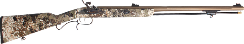 Traditions R3980525 ShedHorn  50 Cal Musket 26" Fluted, Stainless Barrel/Rec, Veil Wideland Synthetic Stock, Williams Fiber Optic Sights, Accelerator Breech Plug