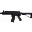 RWS/Umarex 2252120 Steel Strike Air Rifle CO2 177 BB Single Shot Or 6  Round Burst Mode, 30rd Drop Free Magazine, 900 BB Capacity Reservoir, Flat Top Picatinny Rail, Flip Up Sights, Adjustable Stock