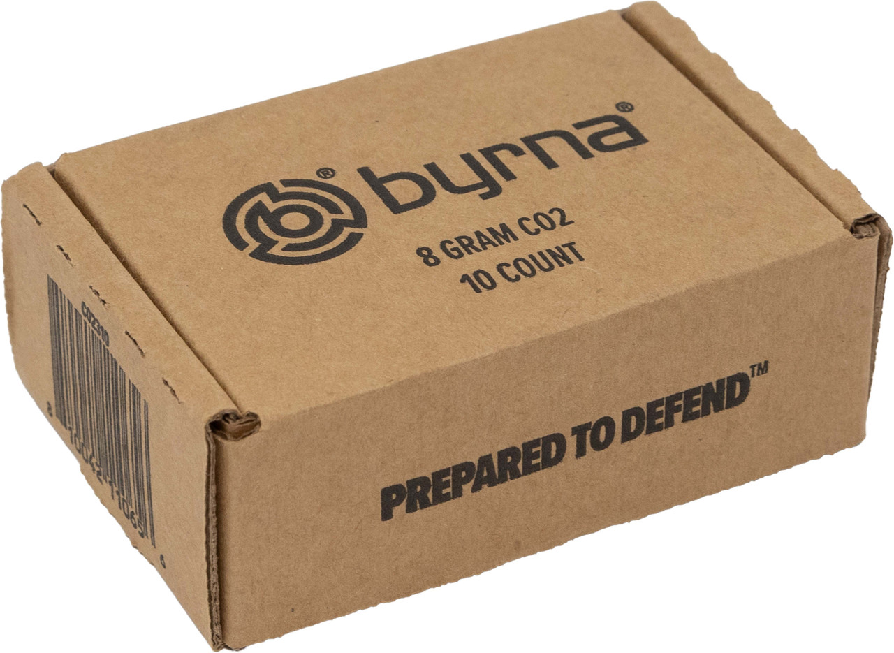 Byrna Technologies CO2310 Replacement 8 Gram 10 Per Pack with Oiler CO2