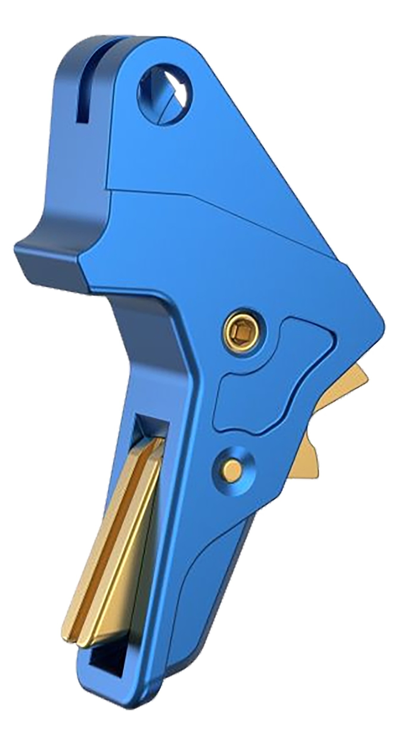 Tyrant CNC TDMPTRIGFSCBLUE/GOLD Fits S&W M&P Full Size Compact Aluminum Trigger