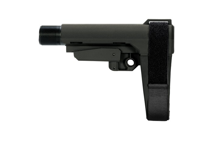 SB Tactical SBA3 Pistol Stabilizing Brace Stealth Gray 5 Position Adjustable