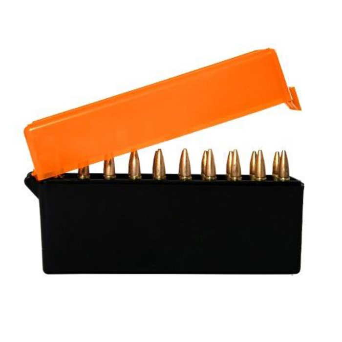 Berry's 209 Ammo Box for .243/6.5/.30-06 - 20/rd Orange/Black