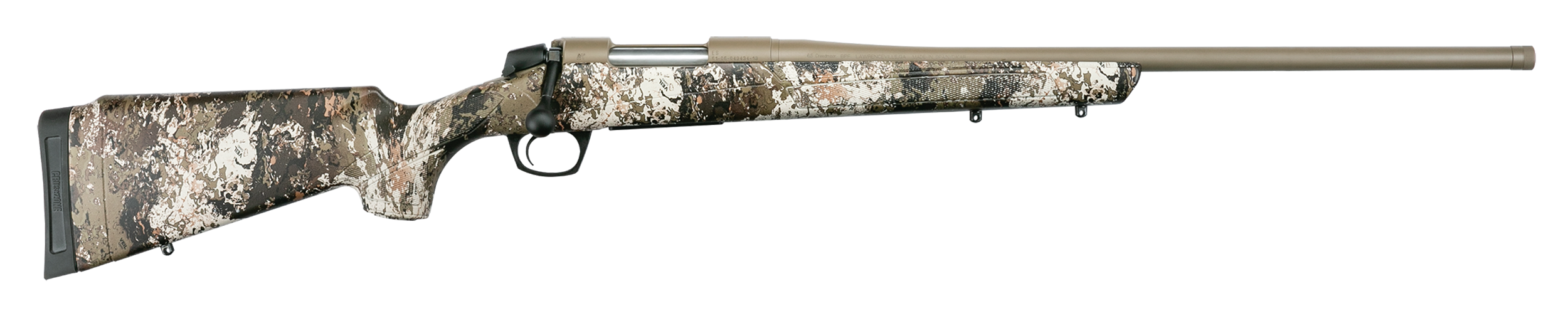 CVA CR6969 Cascade  7mm PRC 3+1 24" Threaded, Patriot Brown Barrel/Rec, Synthetic Realtree Hillside Stock w/SoftTouch Textured Surface