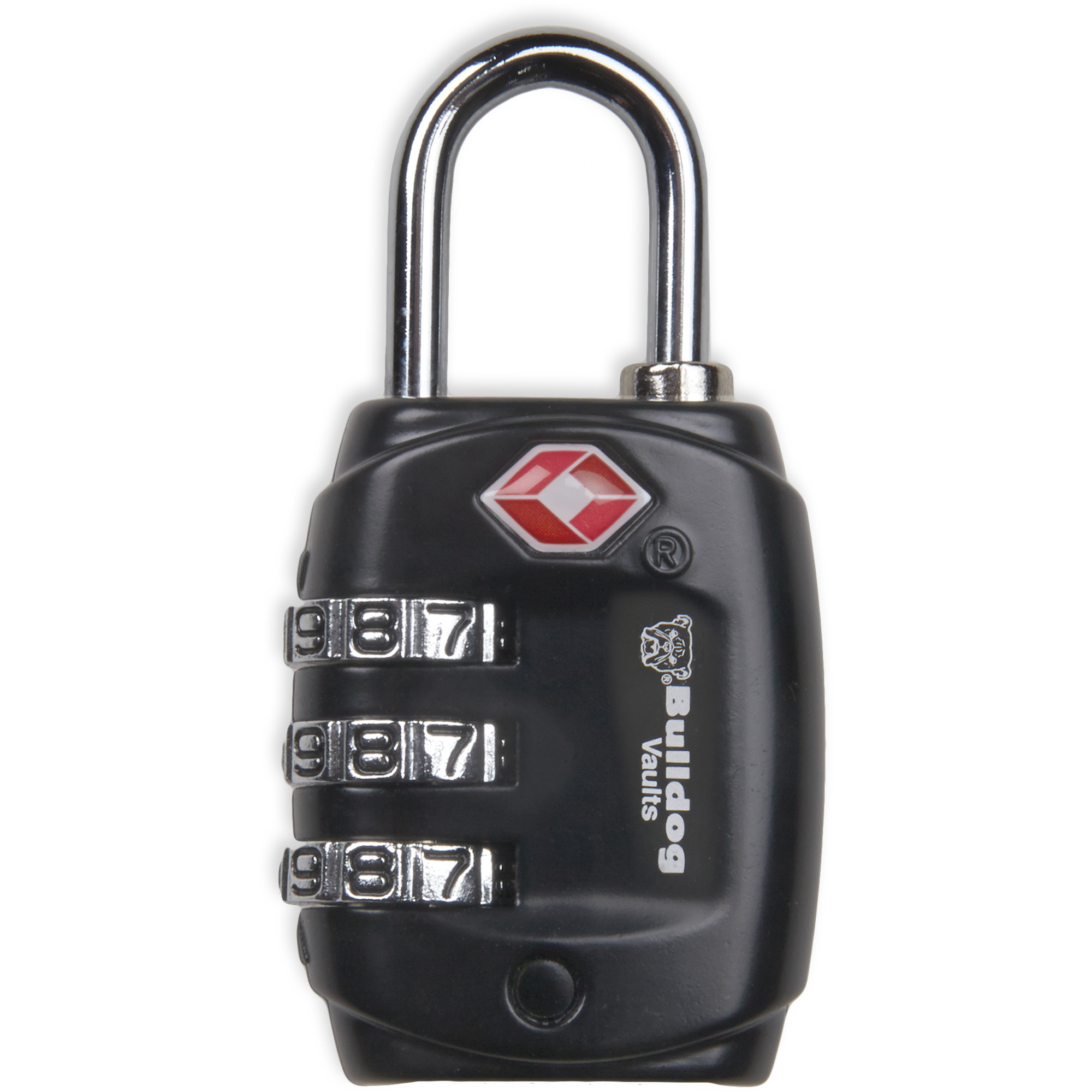 Bulldog BD8020 TSA Lock  Open With Combination Black Steel