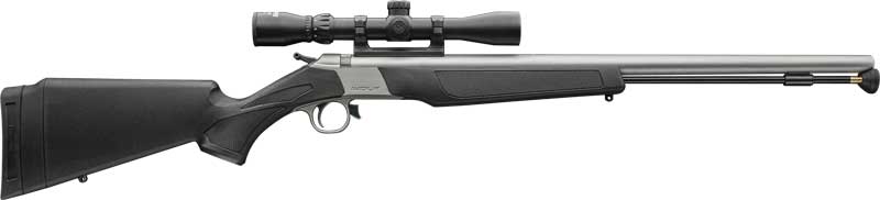 CVA Wolf V2 Muzzleloader Package .50 Cal 26 in. Black/Stainless w/KonusPro 3-9x32