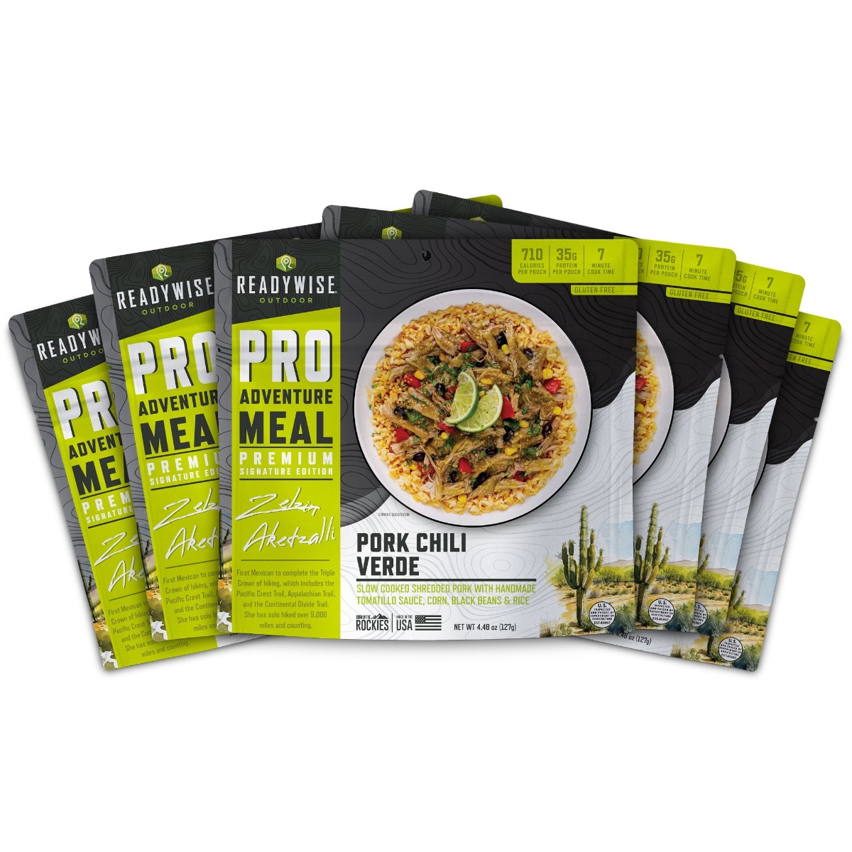 ReadyWise Outdoor Pro Adventure Meal - Pork Chile Verde | 6 Pack
