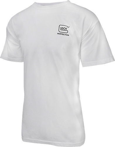Glock AA75111 Carry With Confidence  White Cotton Short Sleeve 3XL
