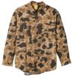 Browning Wasatch-CB Shirt Button-Front 2 Pocket Vintage Tan Camo M