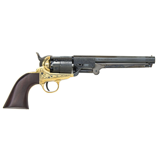 Trad 1851 Navy 44cal 7 3/8 Brass Engrv Walnu
