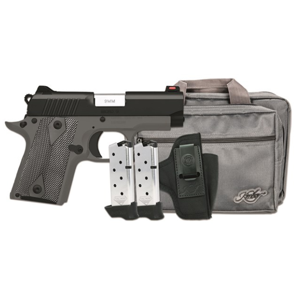 Kimber Mfg.,inc 3300252 Micro 9 RTC 9mm 7+1 3.15" Ramped Barrel Black KimPro II Flared/Lowered Ejection Port Stainless Steel Slide Shadow Ghost Grip