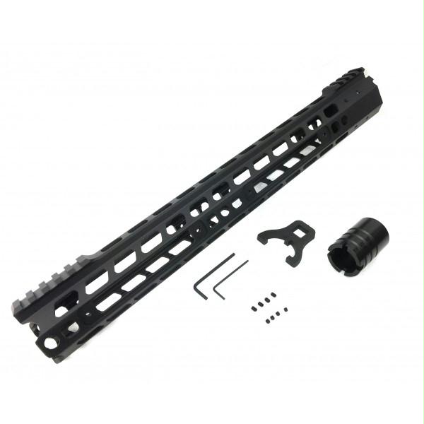 Manticore Arms Ar15 Transformer Rail Gen 2 15in with 6 Polymer Grip Panels