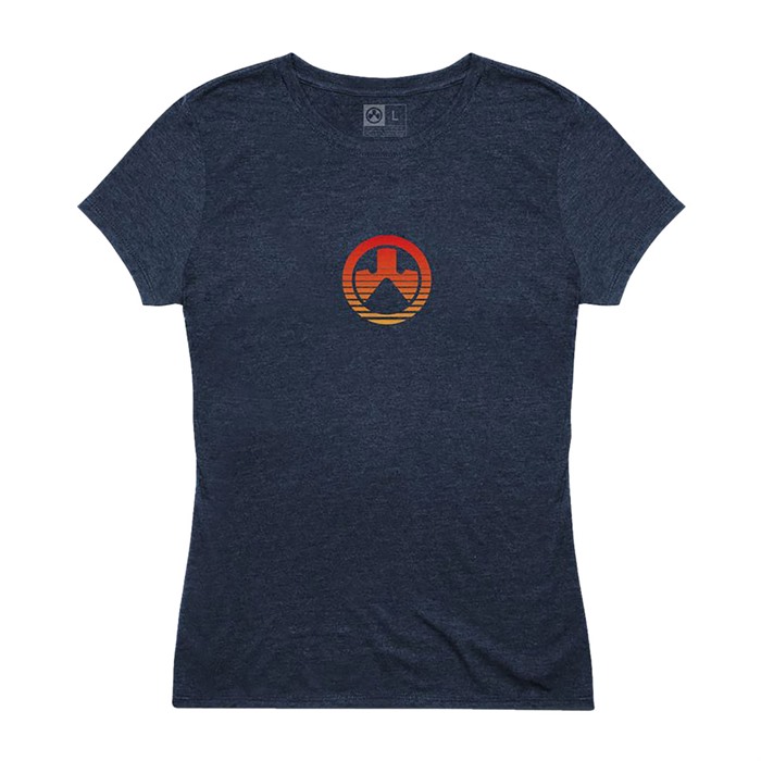 Magpul MAG1185-411-XL Sun's Out Women's Navy Heather Cotton/Polyester Short Sleeve XL