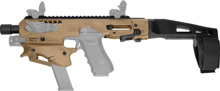 CAA MCK Micro Conversion Kit Glock 45 Tan FDE Polymer Aluminum