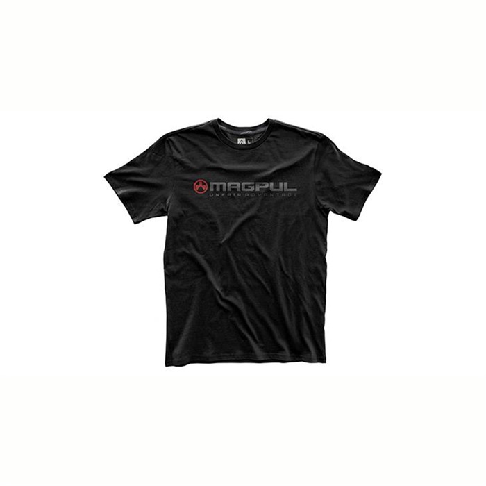 FINE COTTON UNFAIR ADVANTAGE T-SHIRT BLACK SMALL