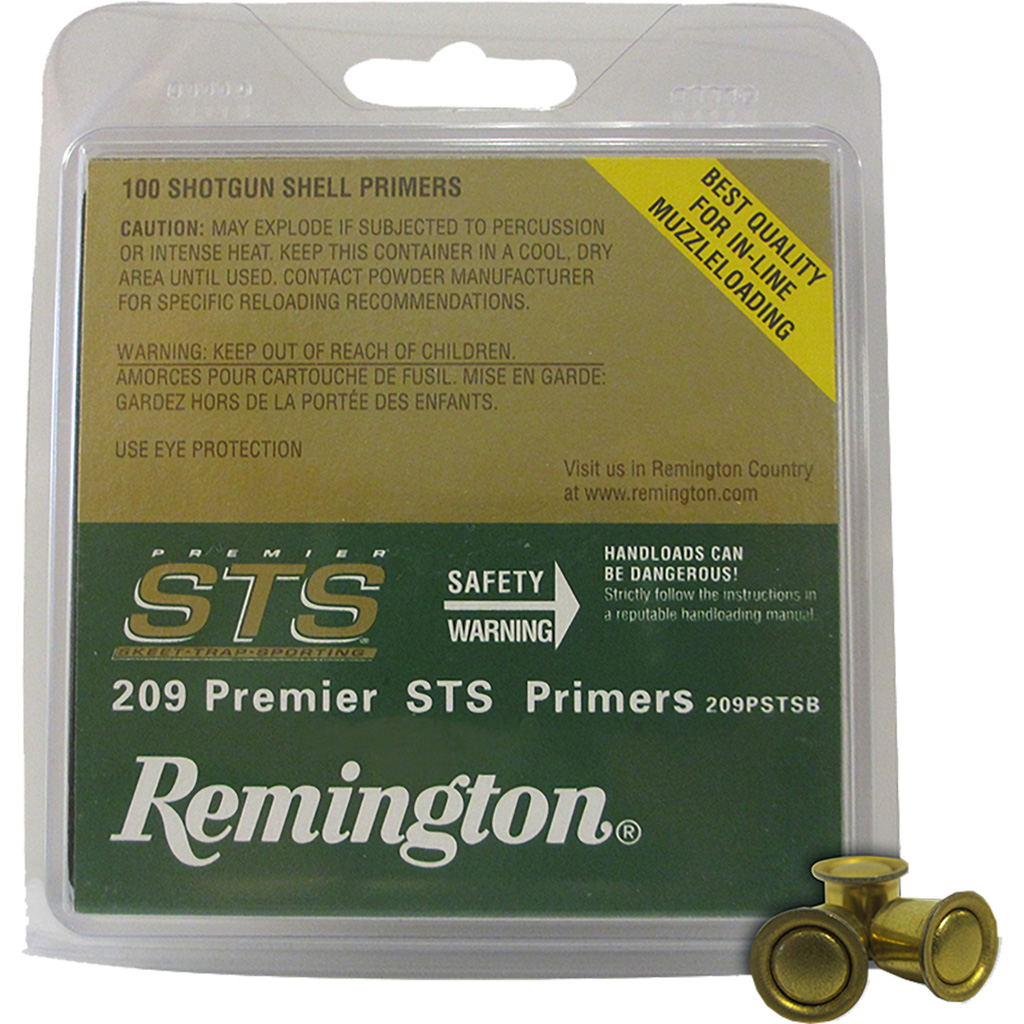 Remington Shotshell Primers 209 Premier STS Clampack 100 pk. HAZMAT