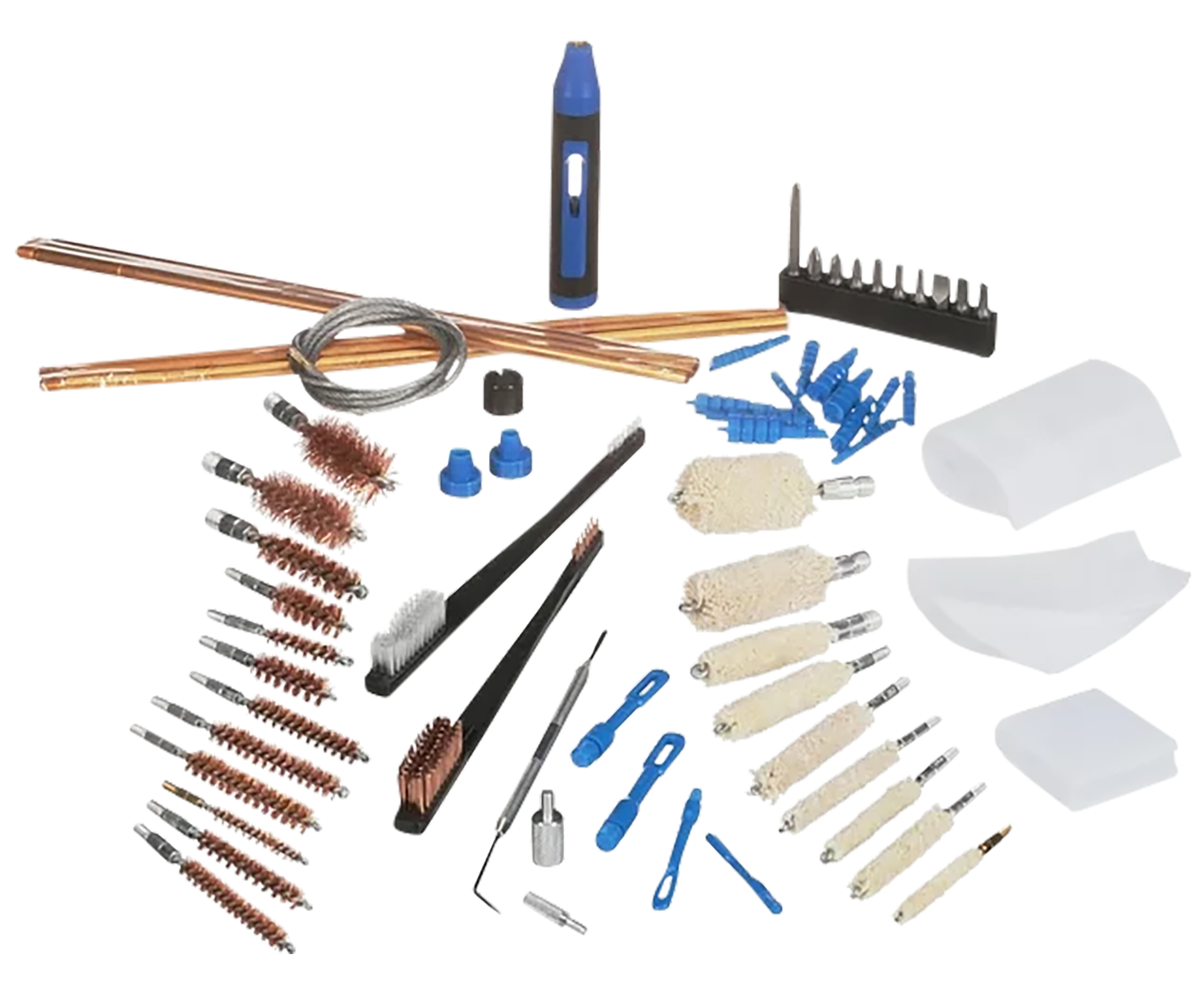 Gunmaster Super Deluxe Universal Gun Cleaning Kit Aluminum Case 62 pc.