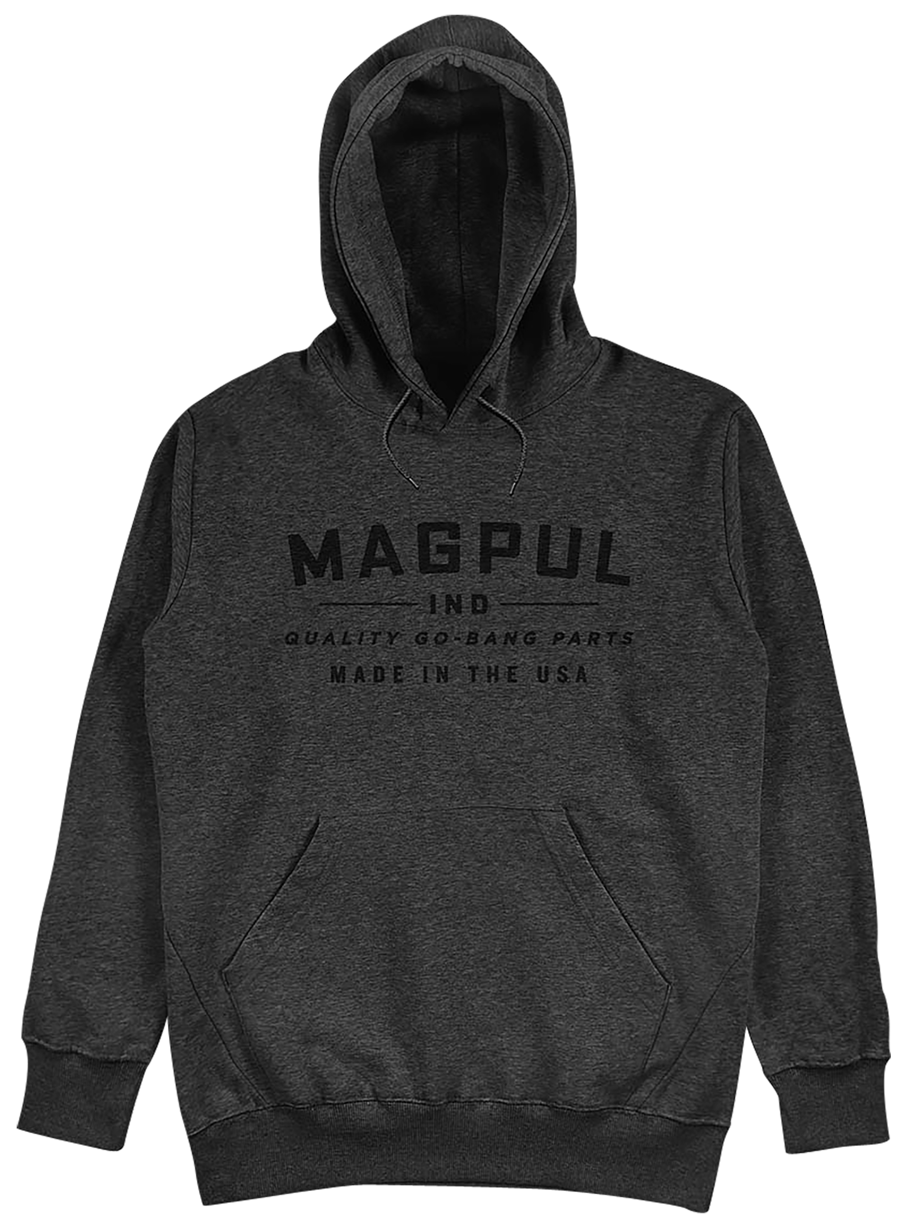 Magpul MAG1256-011-S Go Bang Parts  Charcoal Heather Long Sleeve Small