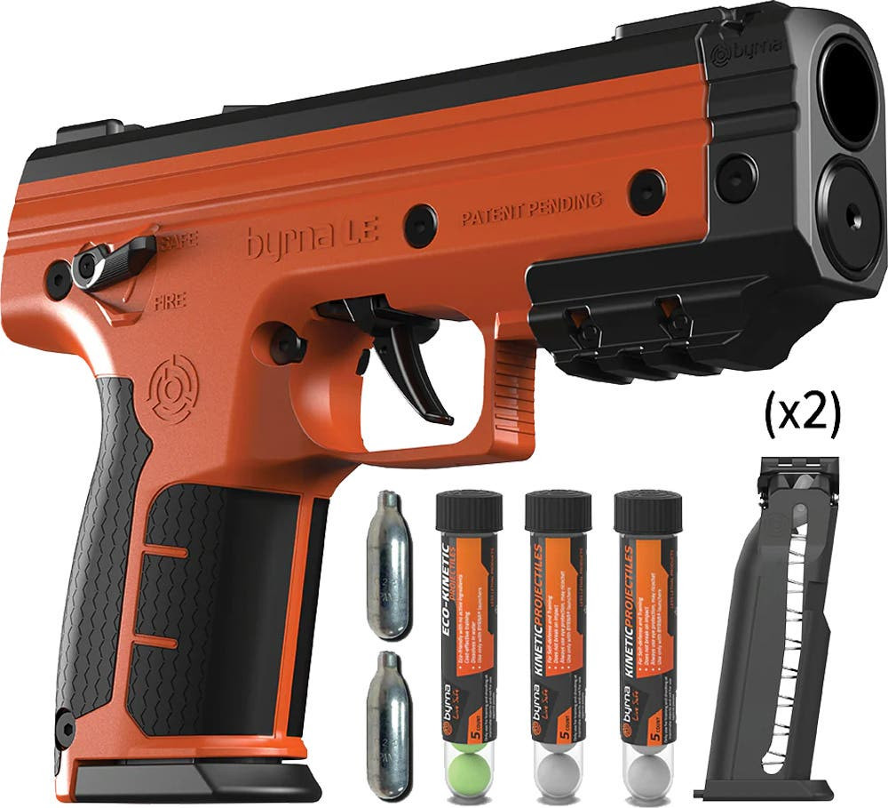 Byrna LE Launcher Universal Kit Orange