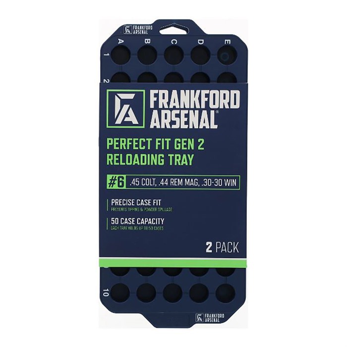 Frankford Arsenal Perfect Fit Reloading Tray #6 .45 Colt .44 REM MAG 2/ct