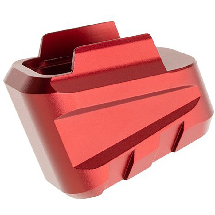 Tyrant CNC Magazine Extension +5 for Sig Sauer P320 Red 9mm Luger Capacity 5
