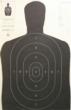 Speedwell Official NRA Police Qualification Silhouette Police Silhouette - Black - 200/Pack