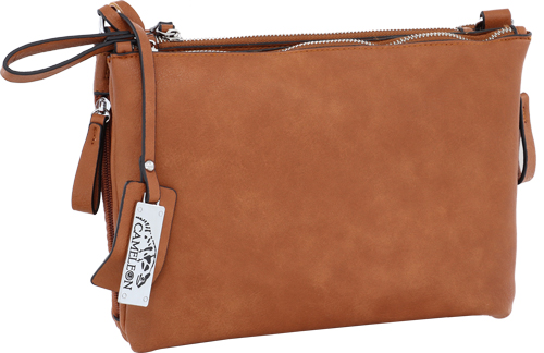 Rugged Rare Iris Concealed Carry Handbag Brown