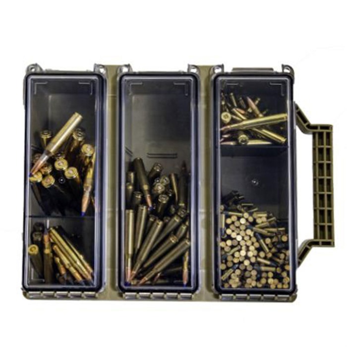Berry's 33805 Tri-Can Triple Ammo Can Tan Plastic
