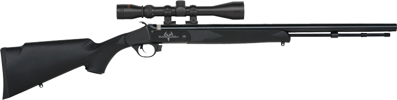 Traditions Buckstalker XT .50 cal 24 in. Blued Black 3-9x40 Duplex