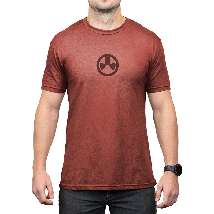 ICON LOGO CVC T-SHIRT XL REDROCK HEATHER
