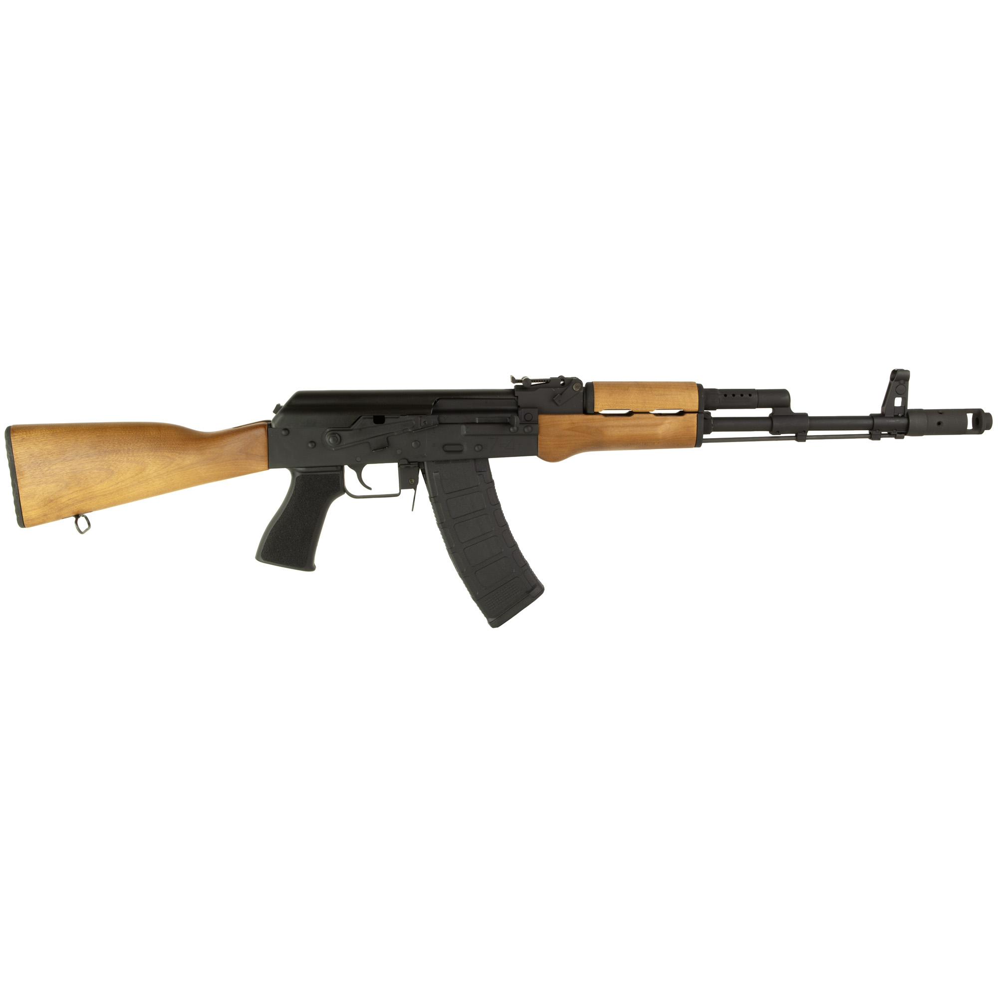 Century Arms RI4330N BFT 74 5.45x39mm 30+1 16.50" Black Barrel & Receiver, Fixed Wood Stock & Forend, Black Polymer Grip