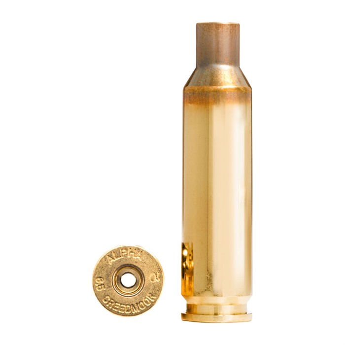 Alpha Munitions Ultra Premium Unprimed Brass Cartridge Cases 6.5 Creedmoor - Small Rifle Primer 100/ct