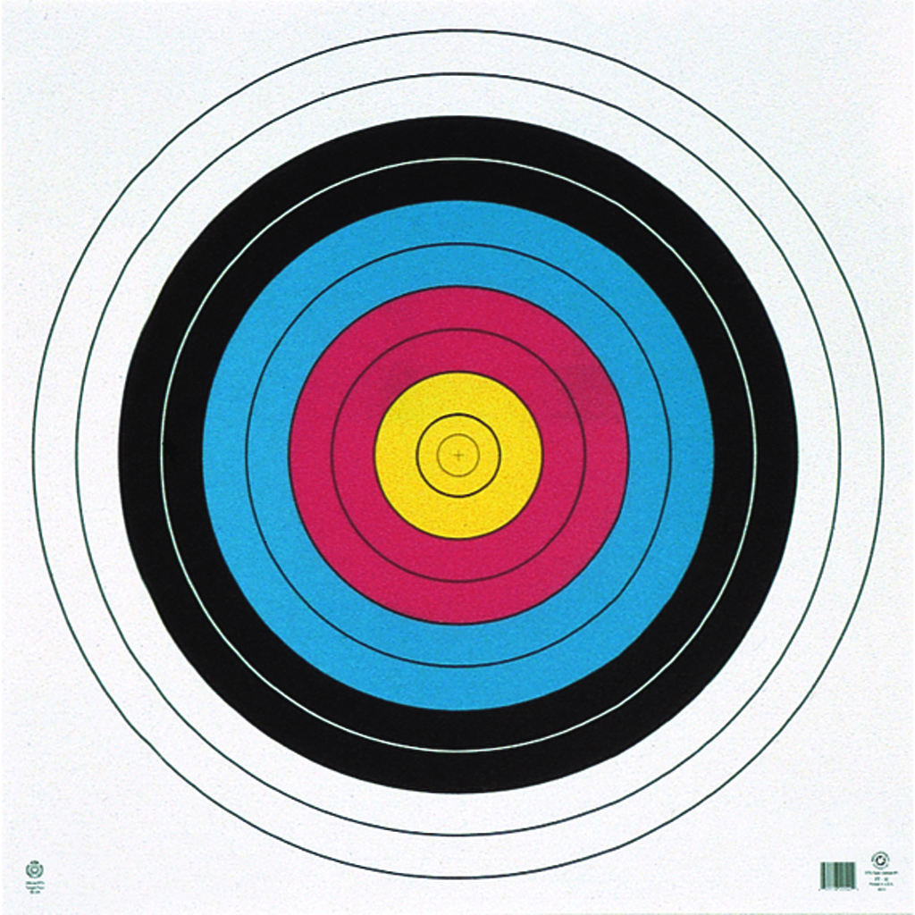 Maple Leaf Target Face FITA 10-Ring 80 cm.