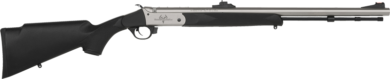 Traditions Buckstalker XT Northwest Magnum Muzzleloader 50 Cal Single Shot 24" Barrel Black and Steel