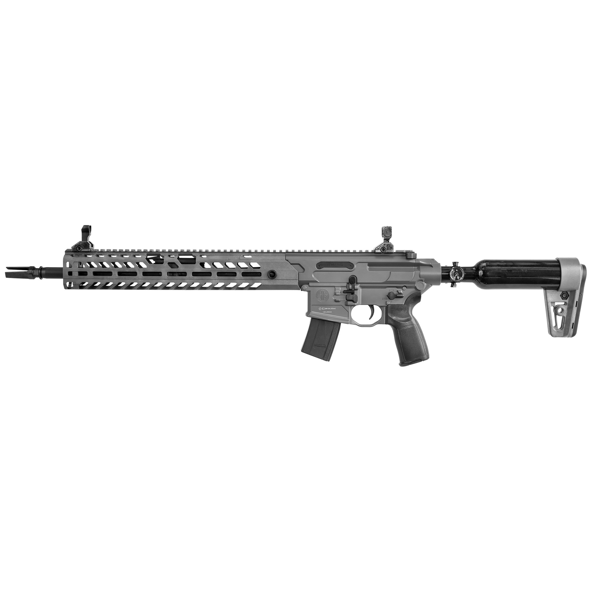 Sig Sauer Airguns AIRVIRTUS22 MCX Virtus Air  PCP 22 Pellet 30rd Black