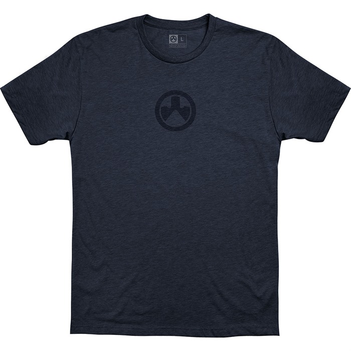 ICON LOGO CVC T-SHIRT SMALL NAVY HEATHER