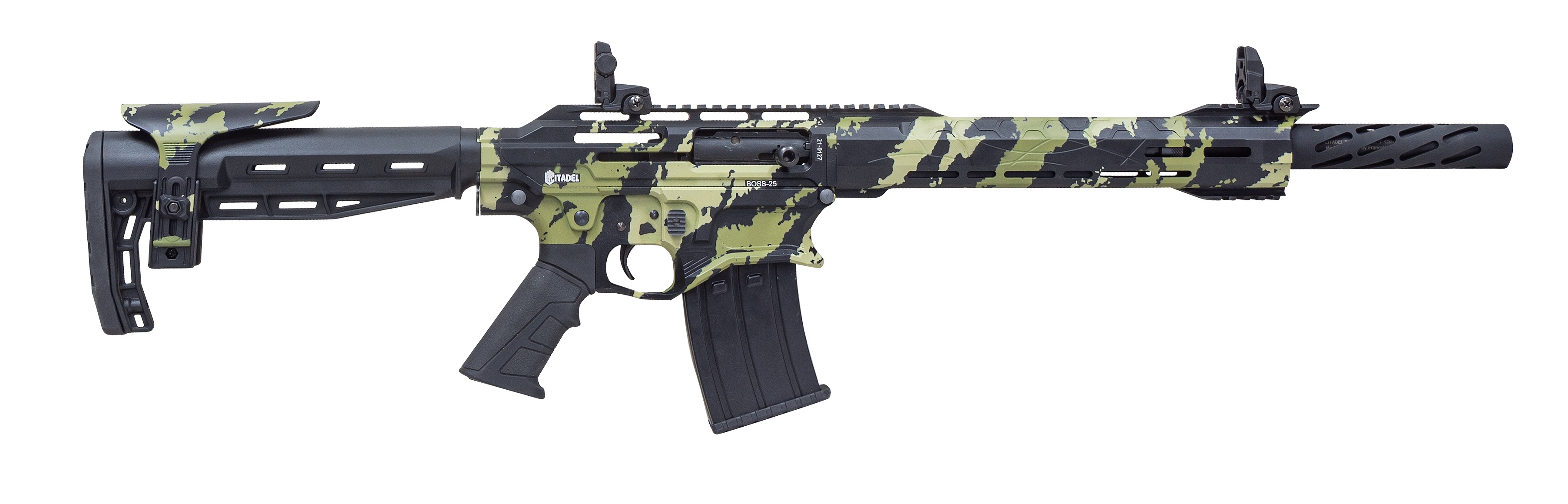 Legacy Sports International Citadel Boss 25 12 Gauge 18.75 Inch 5+1 American Flag Cerakote