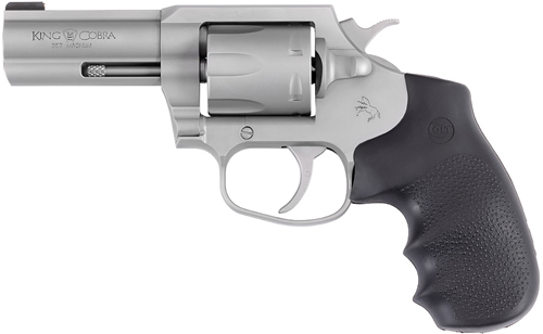 Colt King Cobra .357 Magnum 3 inch 6 rounds Matte Stainless Hogue Overmolded Grips