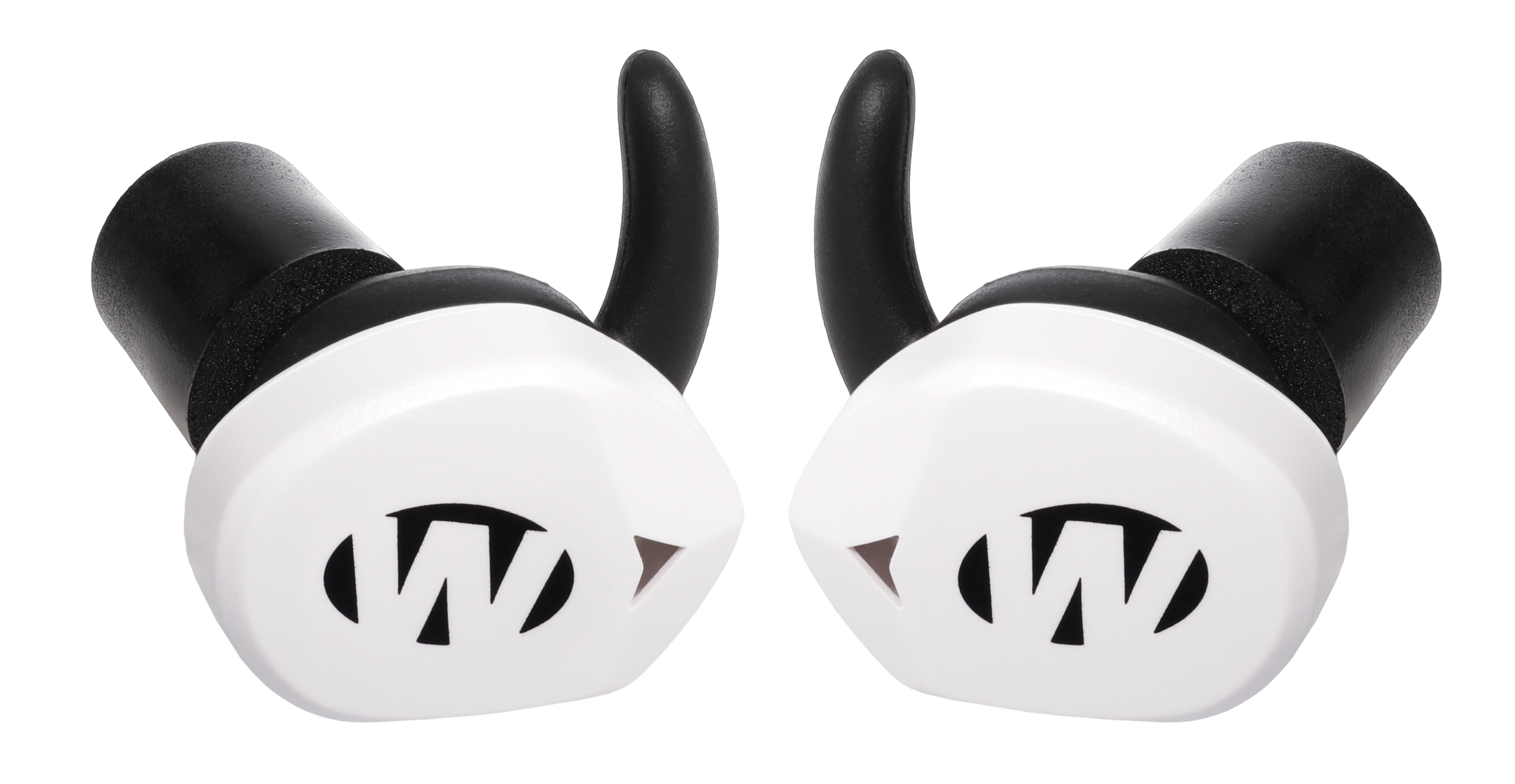 Walker's GWPSLCR2BTWHT Silencer BT 2.0 Electronic Ear Buds Sports South Exclusive White Polymer